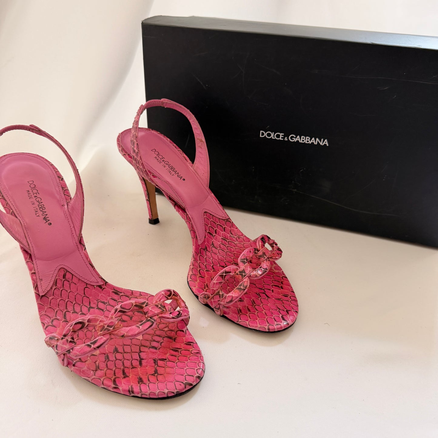 D&G Whips Pumps in Fuxia (37.5)