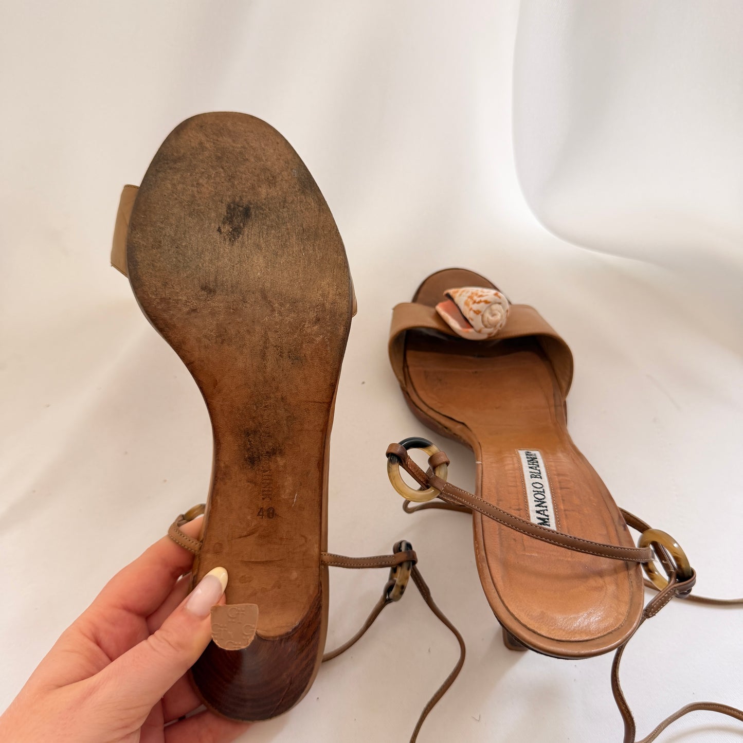 Manolo Blahnik Reworked Seashell Heels