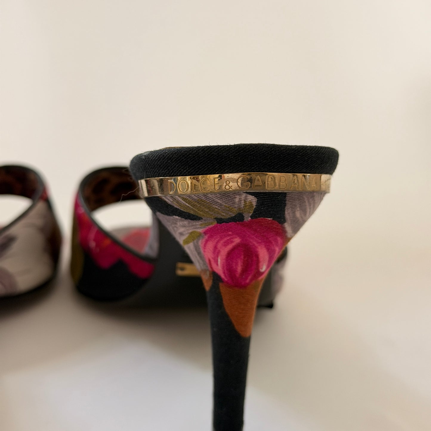 Dolce & Gabbana Floral Mules