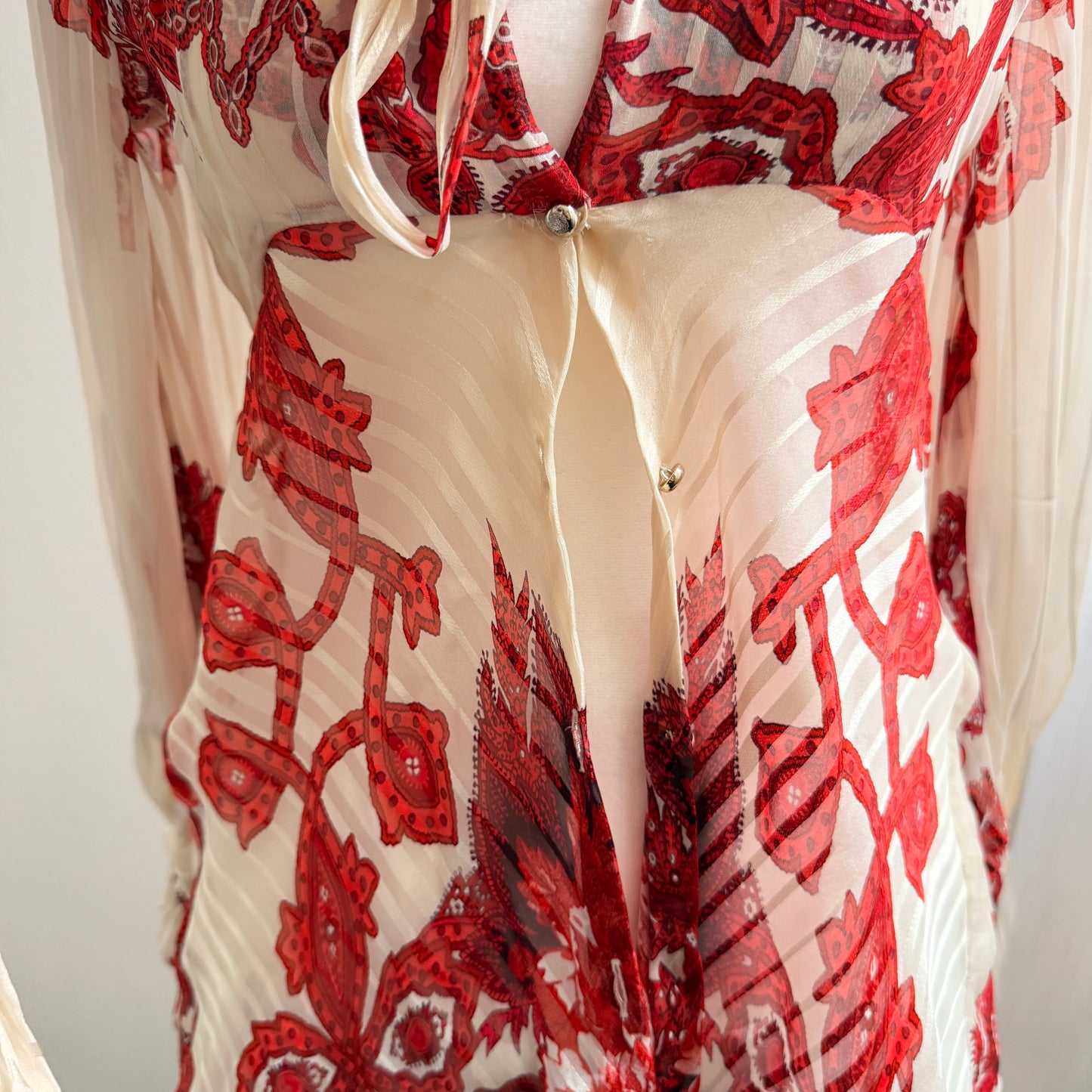 Vintage Roberto Cavalli Silk Printed Top