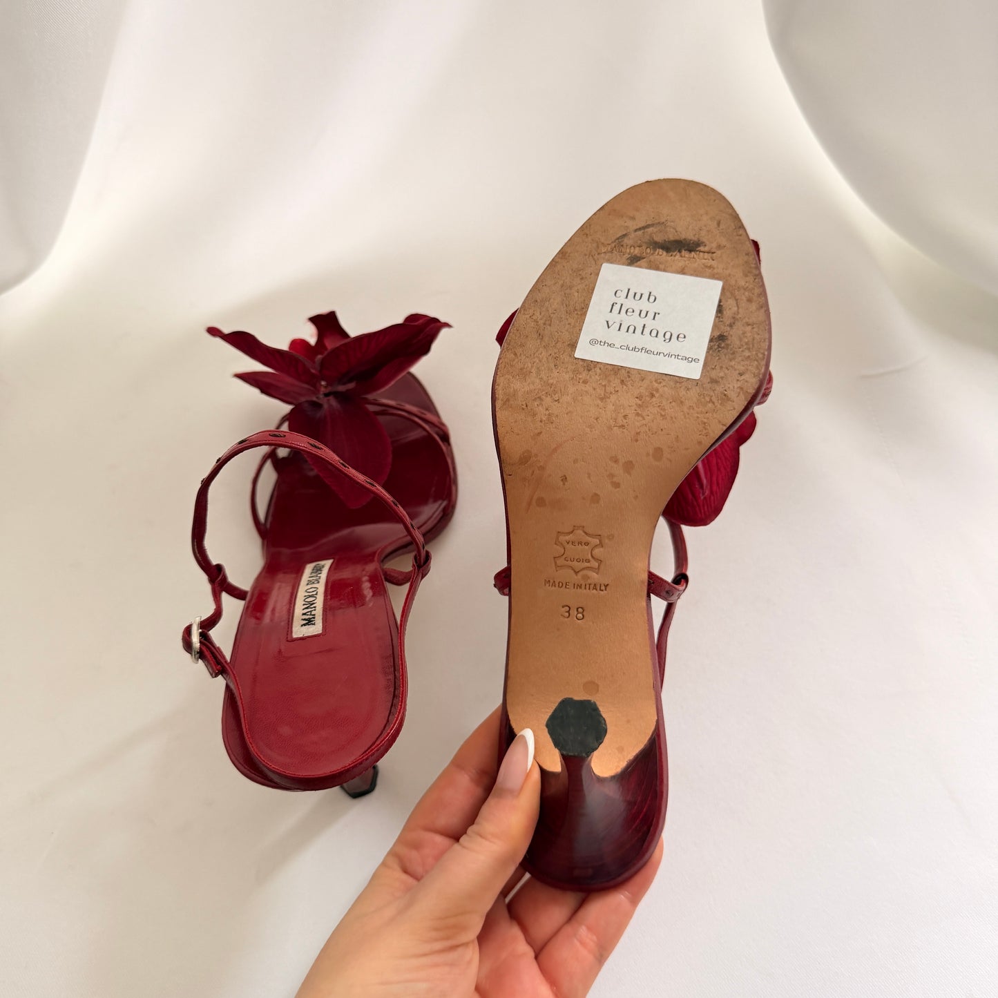 Manolo Blahnik Reworked Orchid Heels