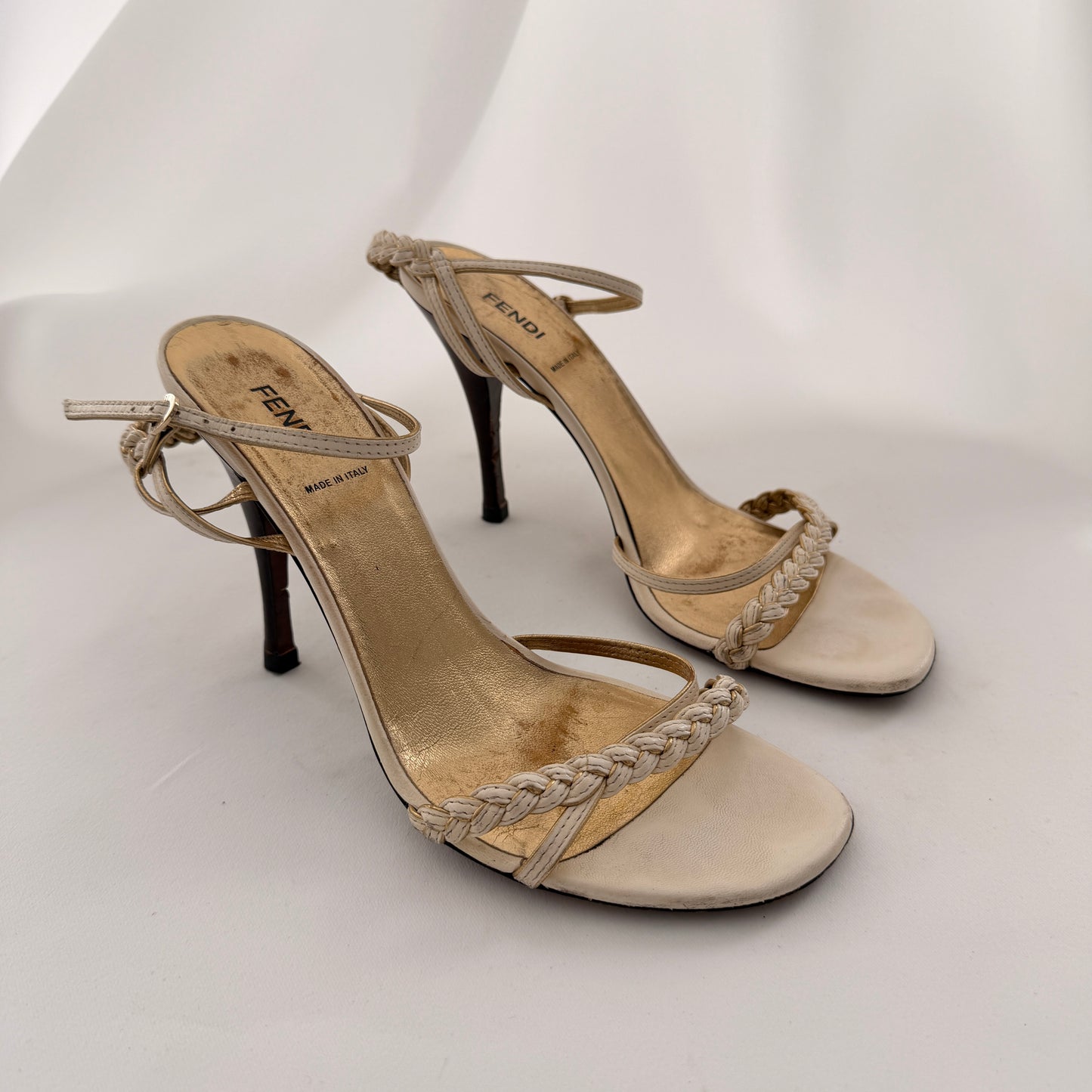 Vintage Fendi Braided Sandals