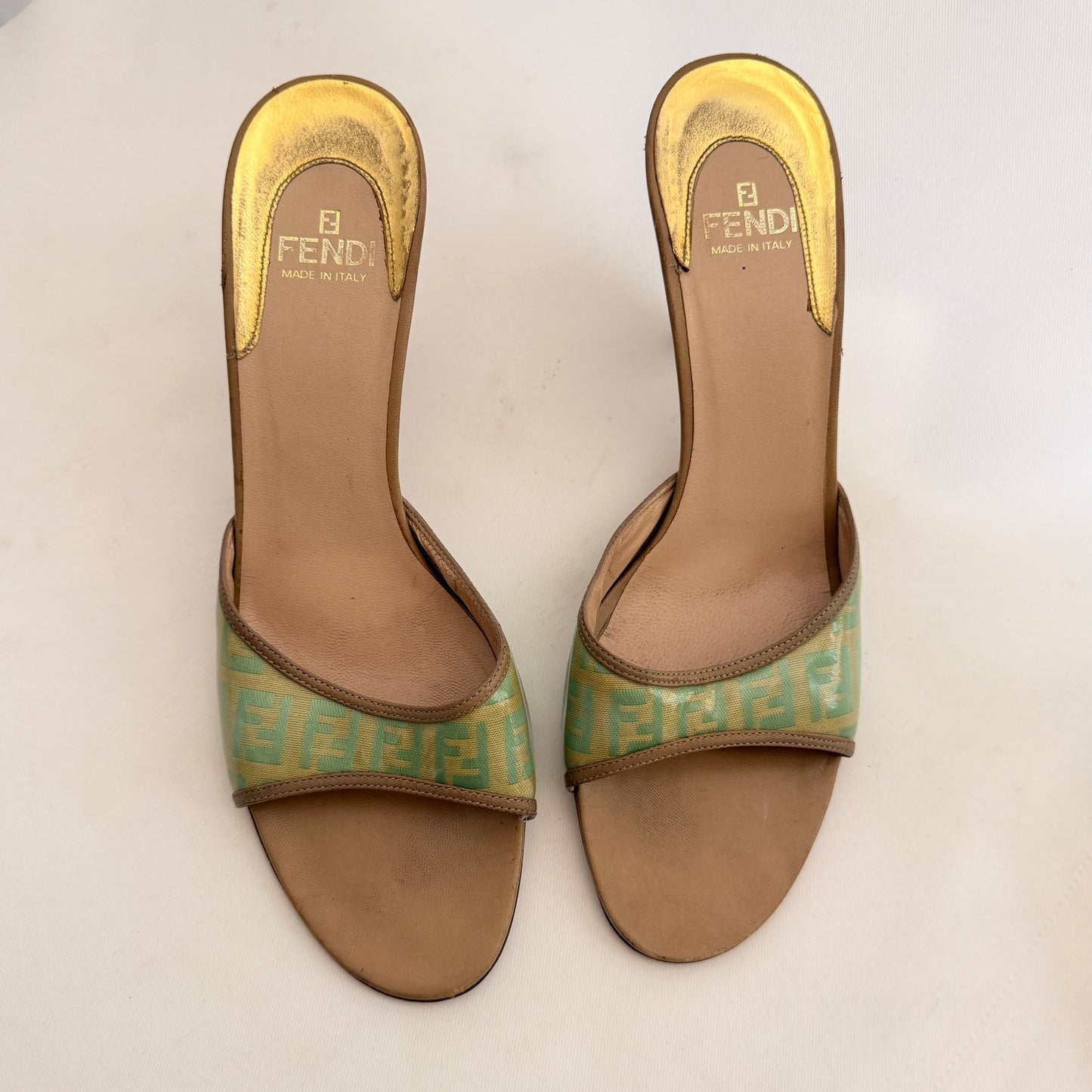 Fendi Monogram Mules