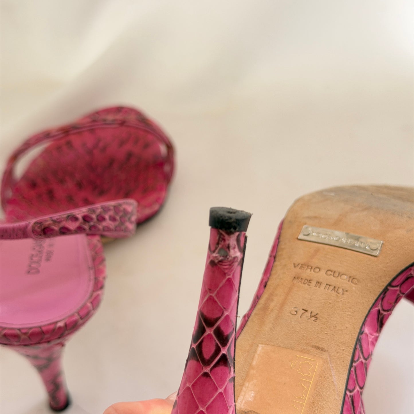 D&G Whips Pumps in Fuxia (37.5)