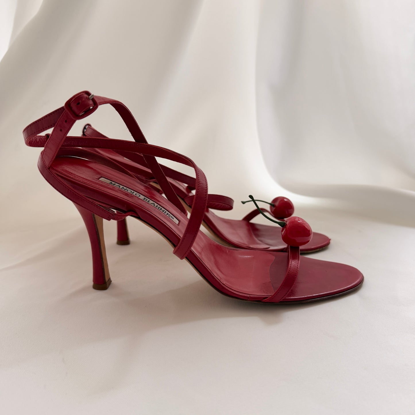 Manolo Blahnik Reworked Cherry Heels
