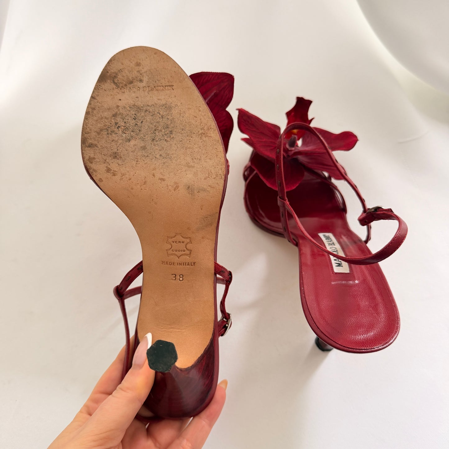 Manolo Blahnik Reworked Orchid Heels