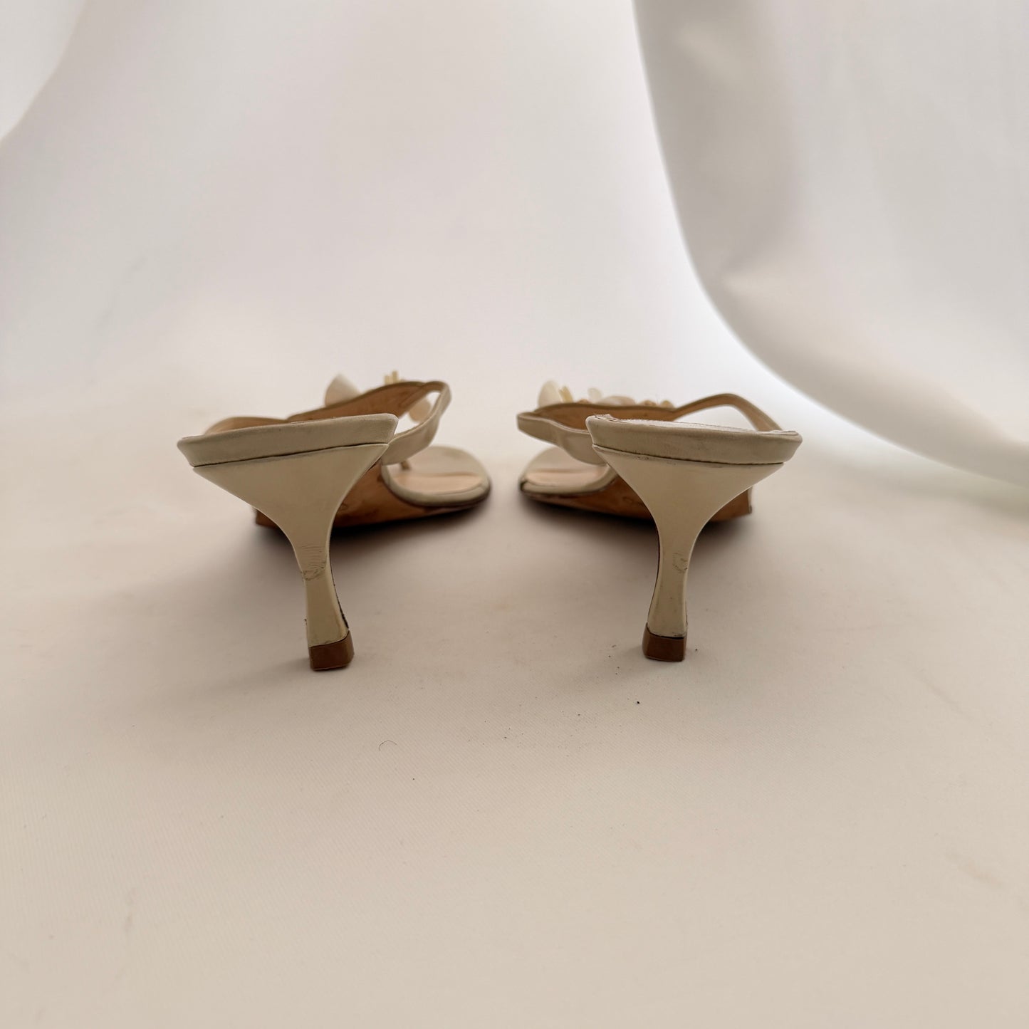Jimmy Choo Seashell Flip Flop Heels