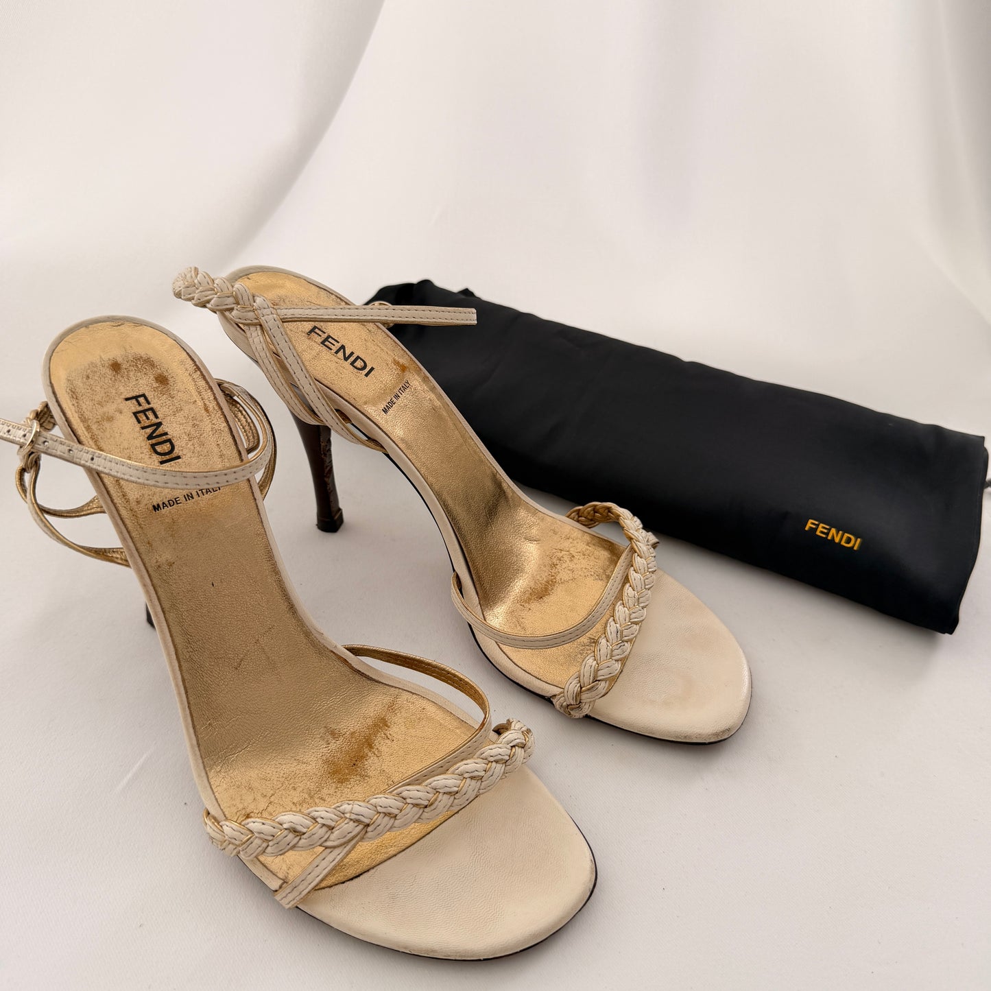 Vintage Fendi Braided Sandals