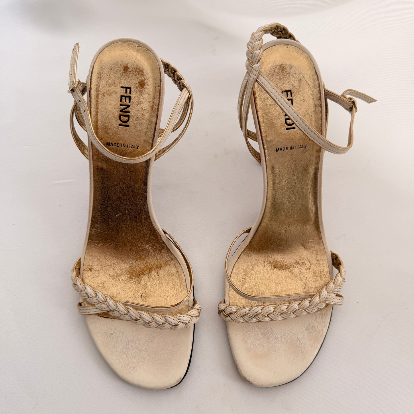 Vintage Fendi Braided Sandals
