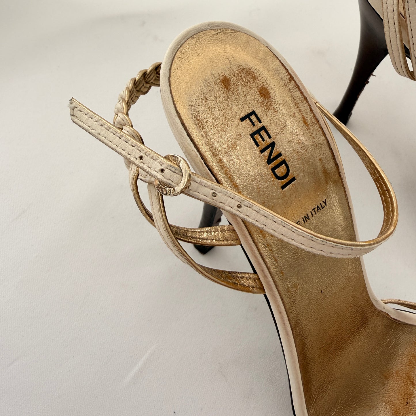 Vintage Fendi Braided Sandals