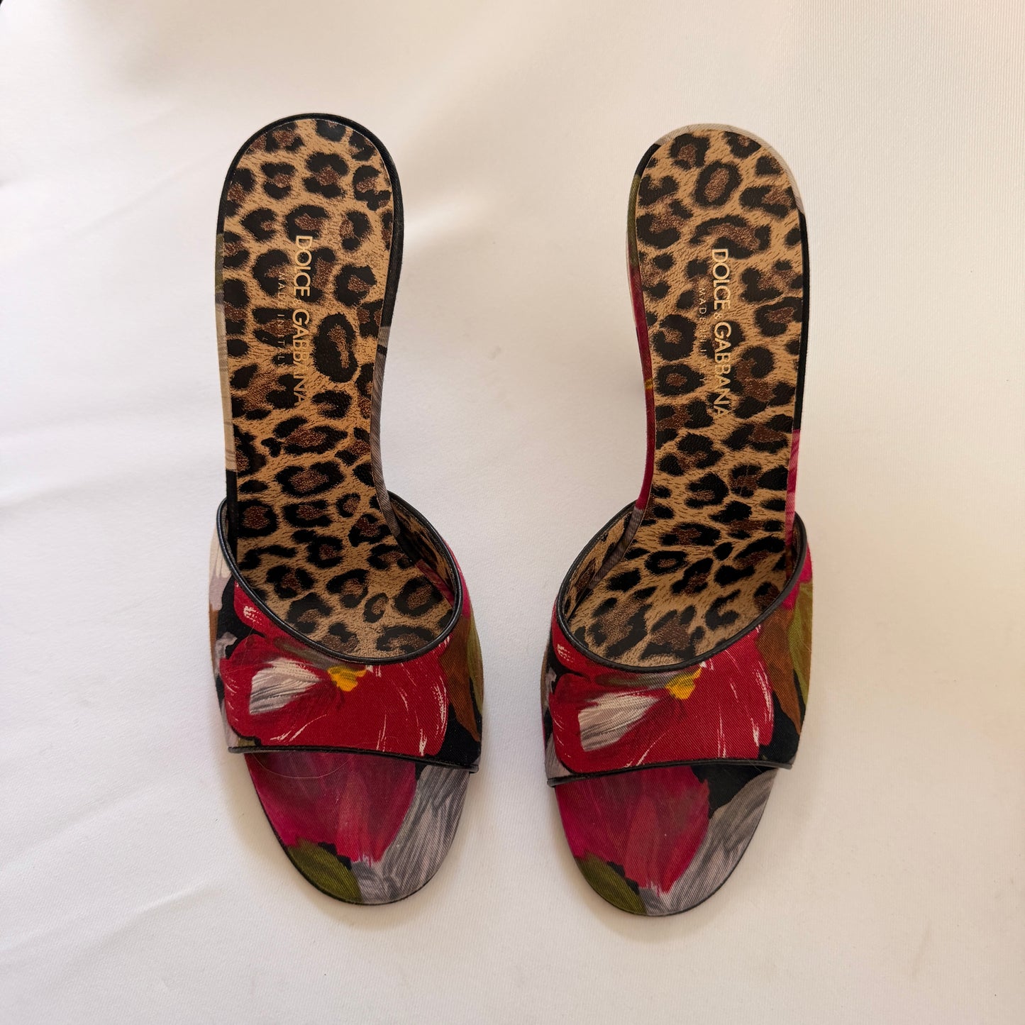Dolce & Gabbana Floral Mules