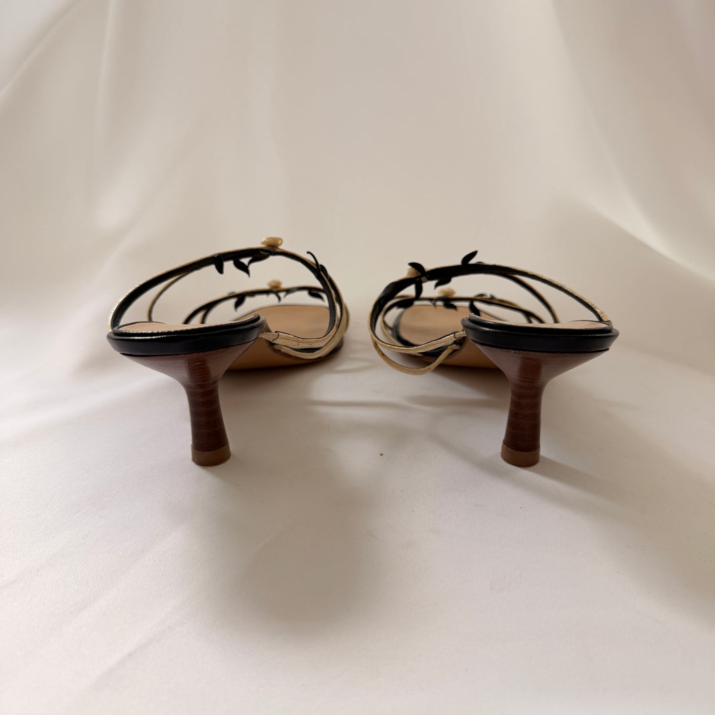 Vintage Chanel Rosebud Heels