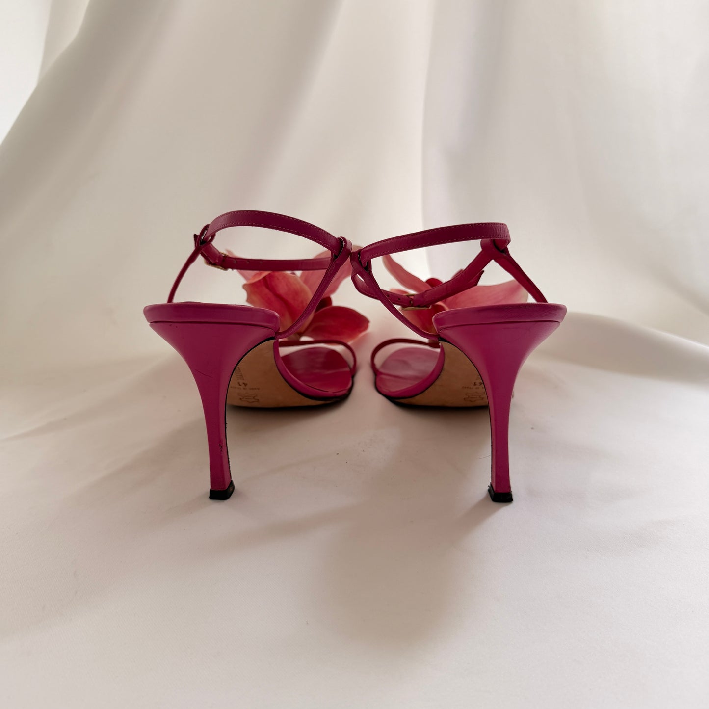 Manolo Blahnik Reworked Orchid Heels - Pink
