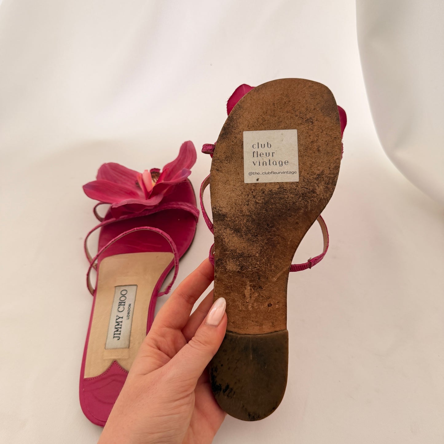 Jimmy Choo Reworked Flat Sandals