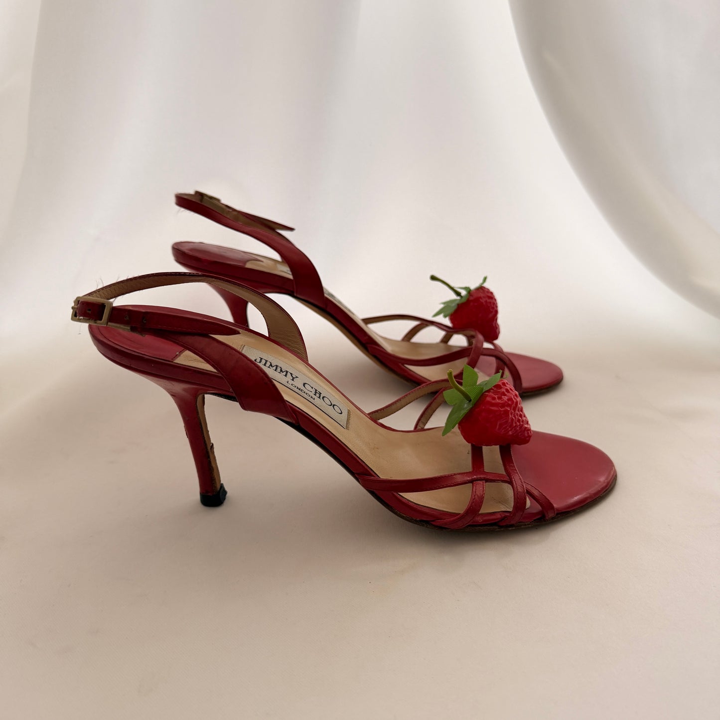 Jimmy Choo Reworked Strawberry Heels