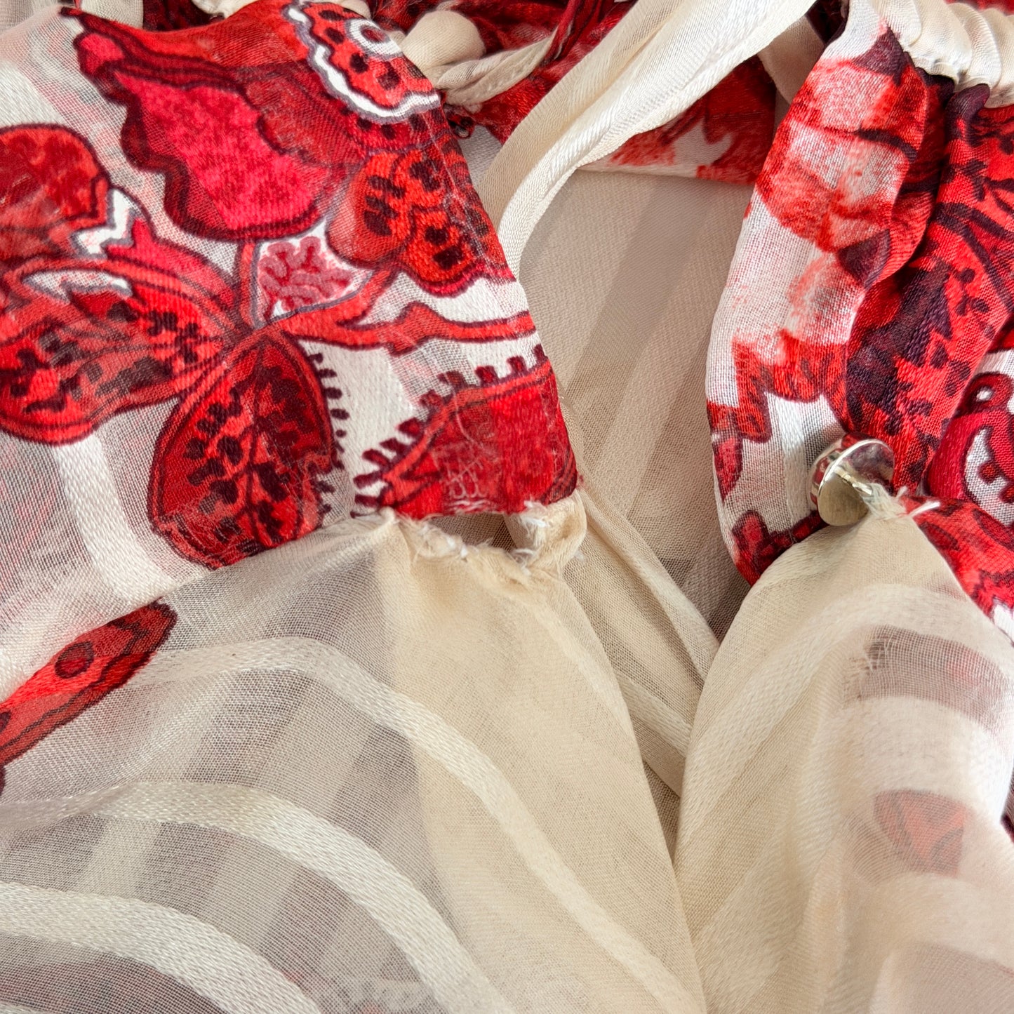 Vintage Roberto Cavalli Silk Printed Top