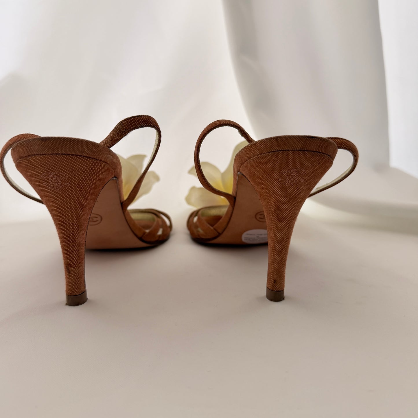 Chanel Reworked Orchid Slingback Heels