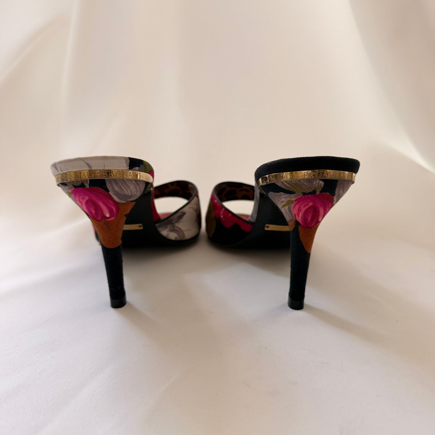Dolce & Gabbana Floral Mules
