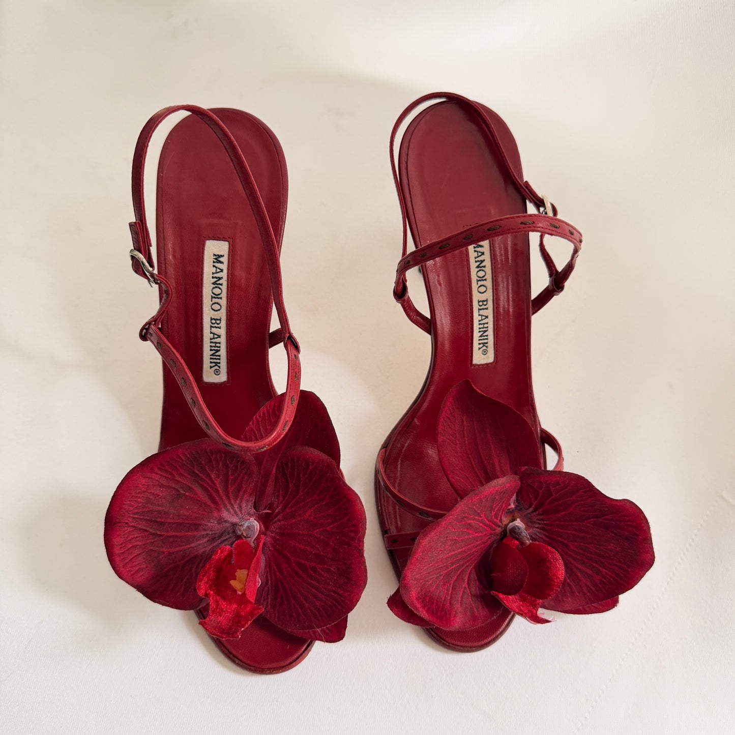 Manolo Blahnik Reworked Orchid Heels