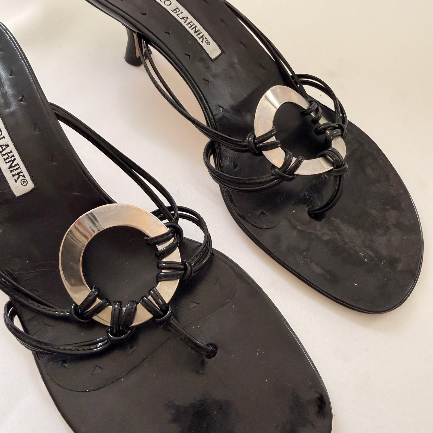 Manolo Blahnik Mules with Embelishment