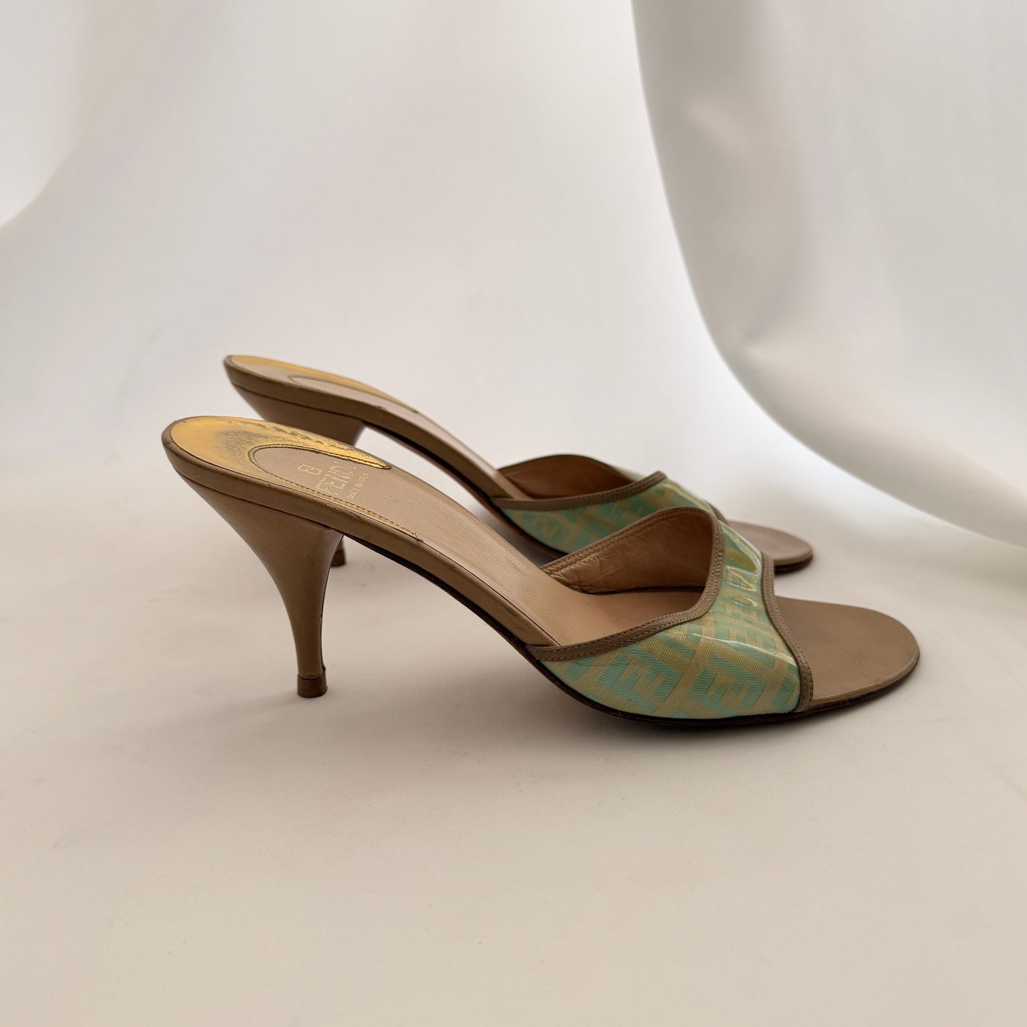 Fendi Monogram Mules