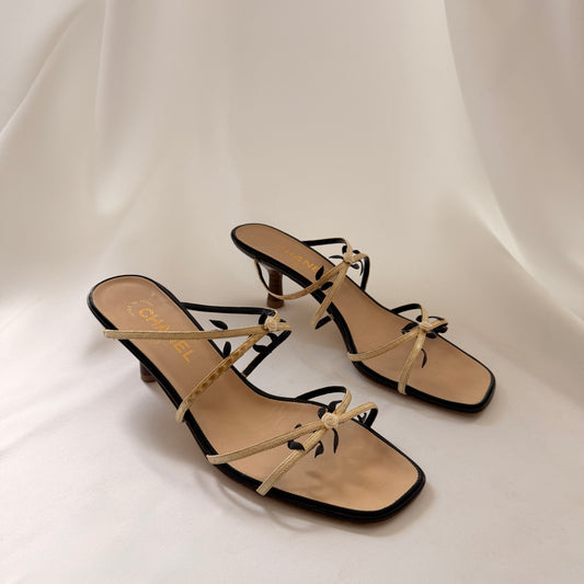 Vintage Chanel Rosebud Heels