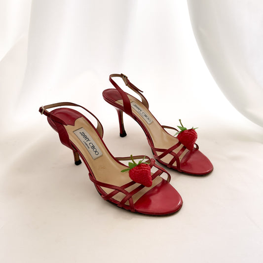 Jimmy Choo Reworked Strawberry Heels