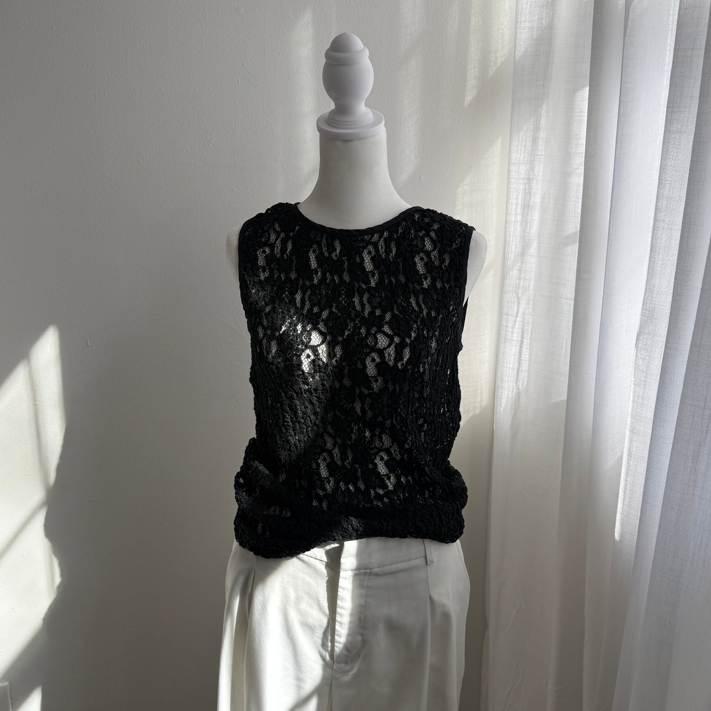 Vintage 90s Dolce & Gabbana Lace Top