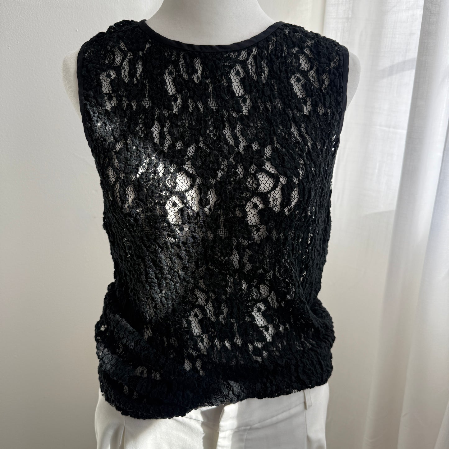 Vintage 90s Dolce & Gabbana Lace Top