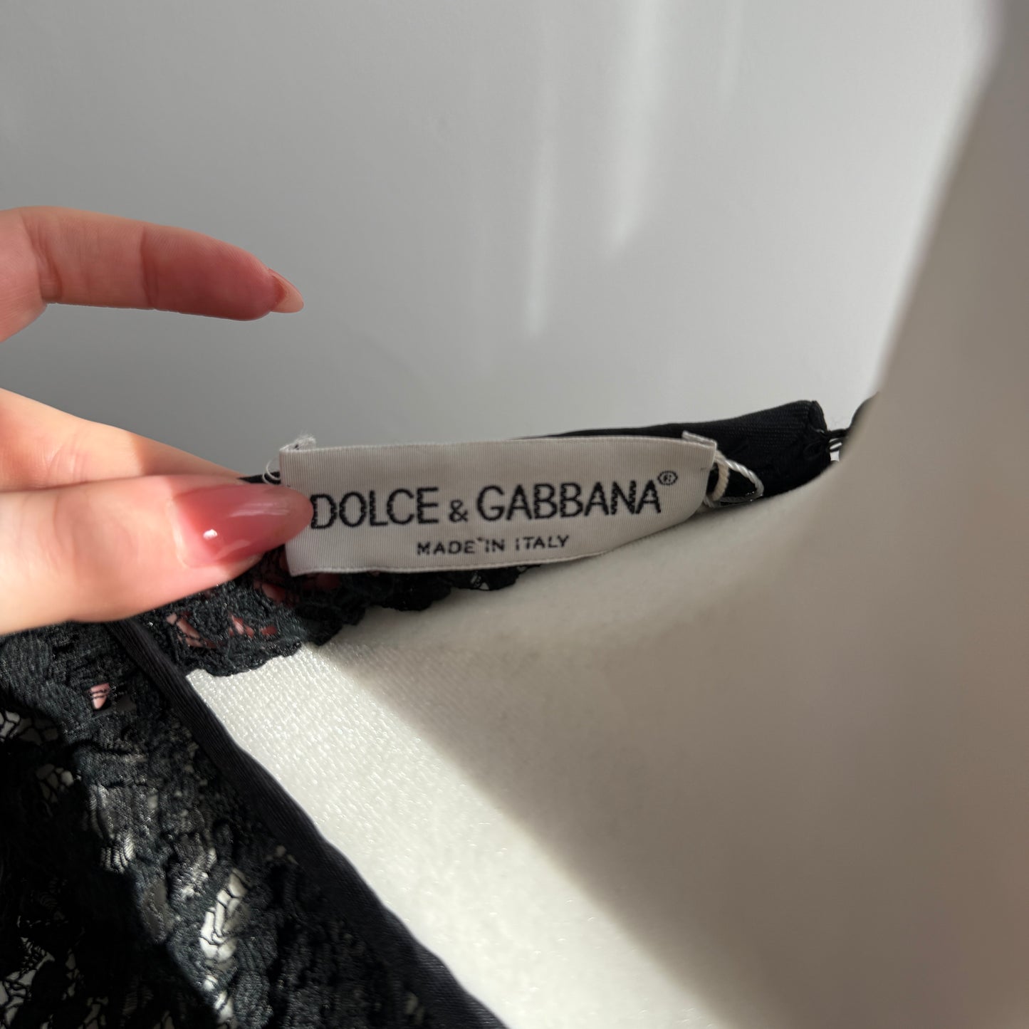 Vintage 90s Dolce & Gabbana Lace Top