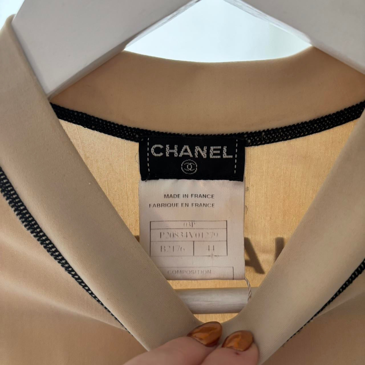 Vintage Chanel Logo Sport Top