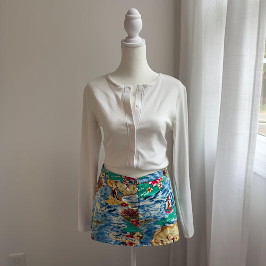 D&G Vintage Tropical Mini Skirt