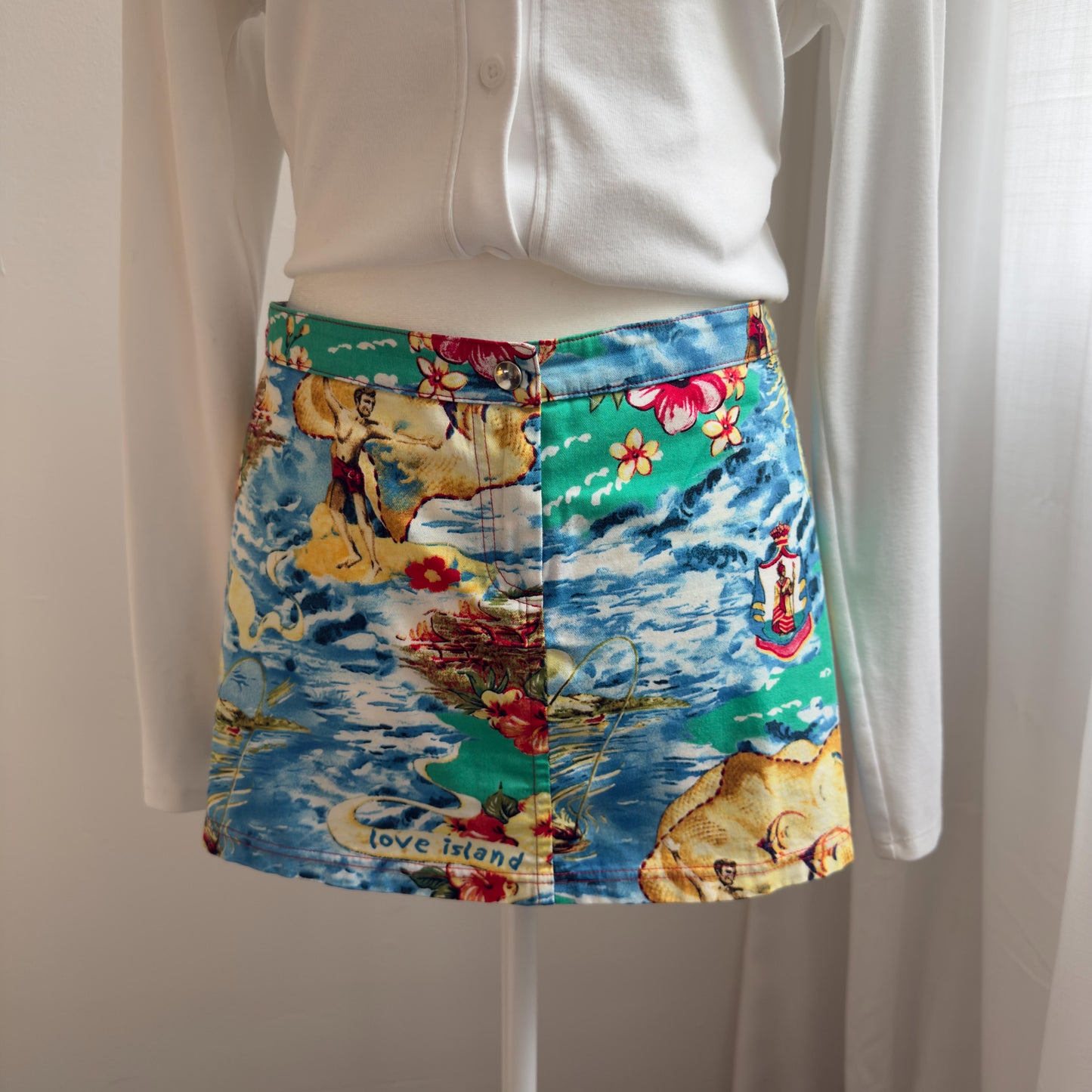 D&G Vintage Tropical Mini Skirt