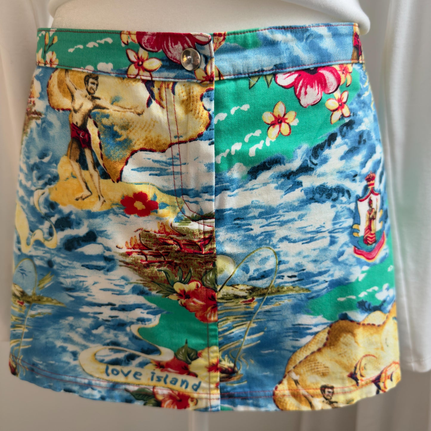 D&G Vintage Tropical Mini Skirt