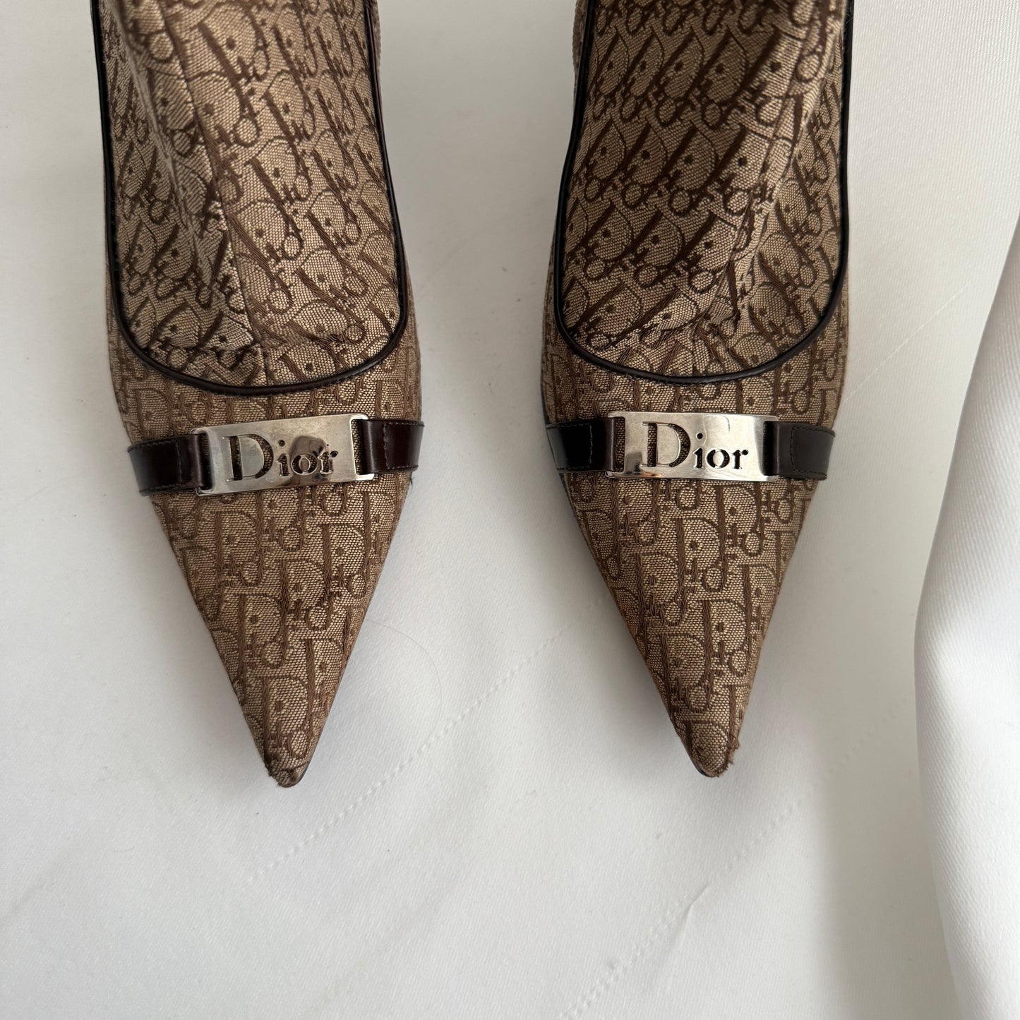 Christian Dior Vintage Printed Sock Boots