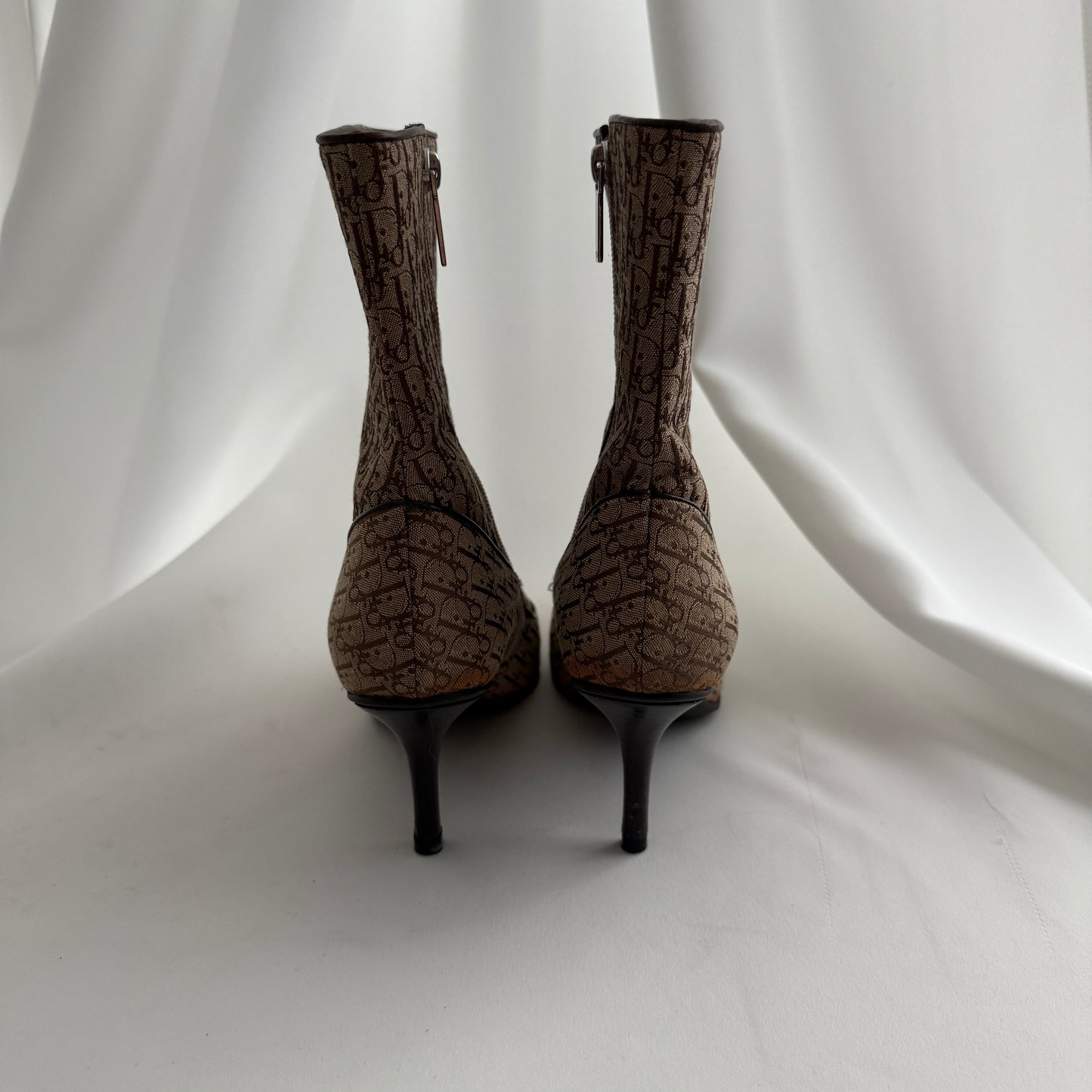 Christian Dior Vintage Printed Sock Boots