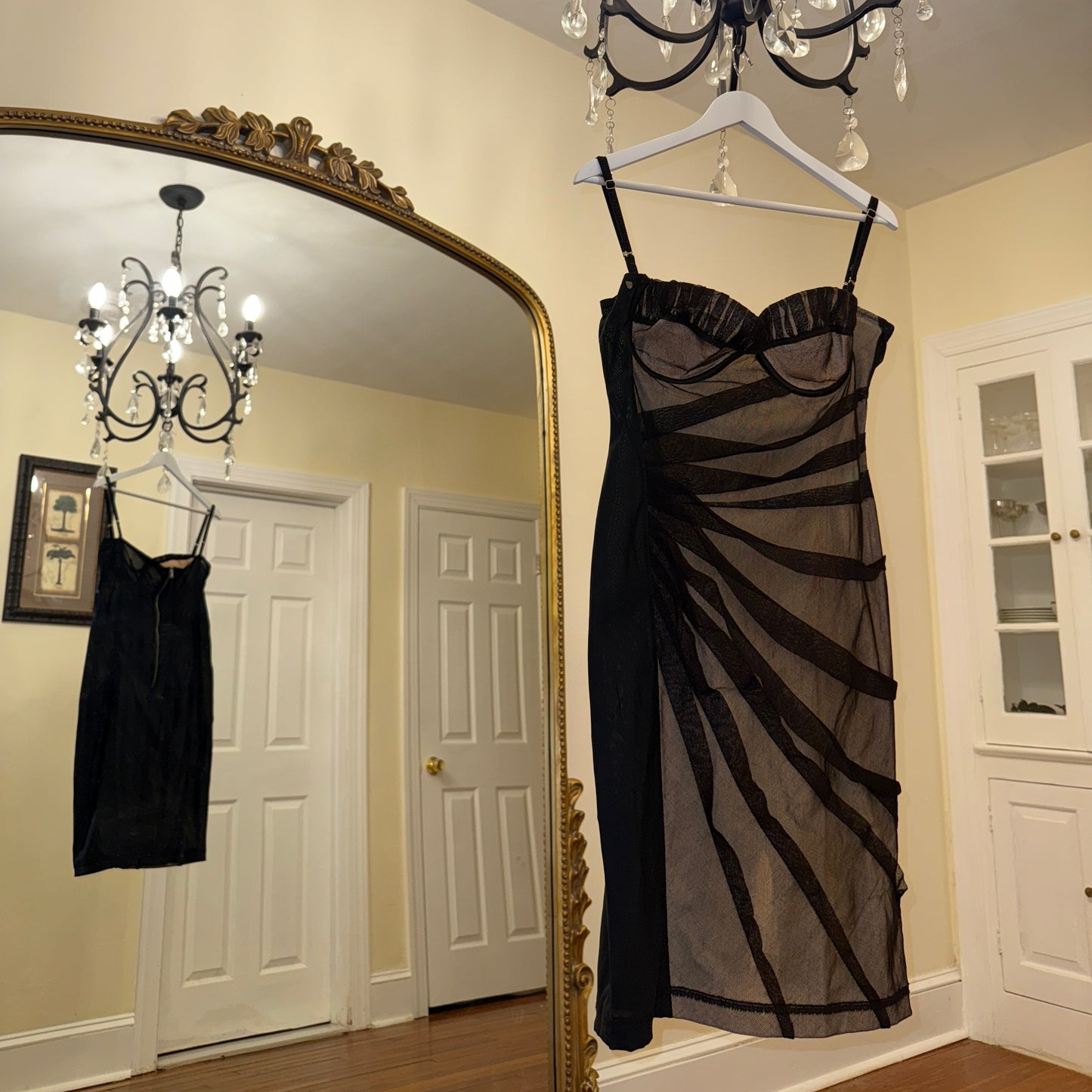 Vintage D&G Mesh Ruched Dress