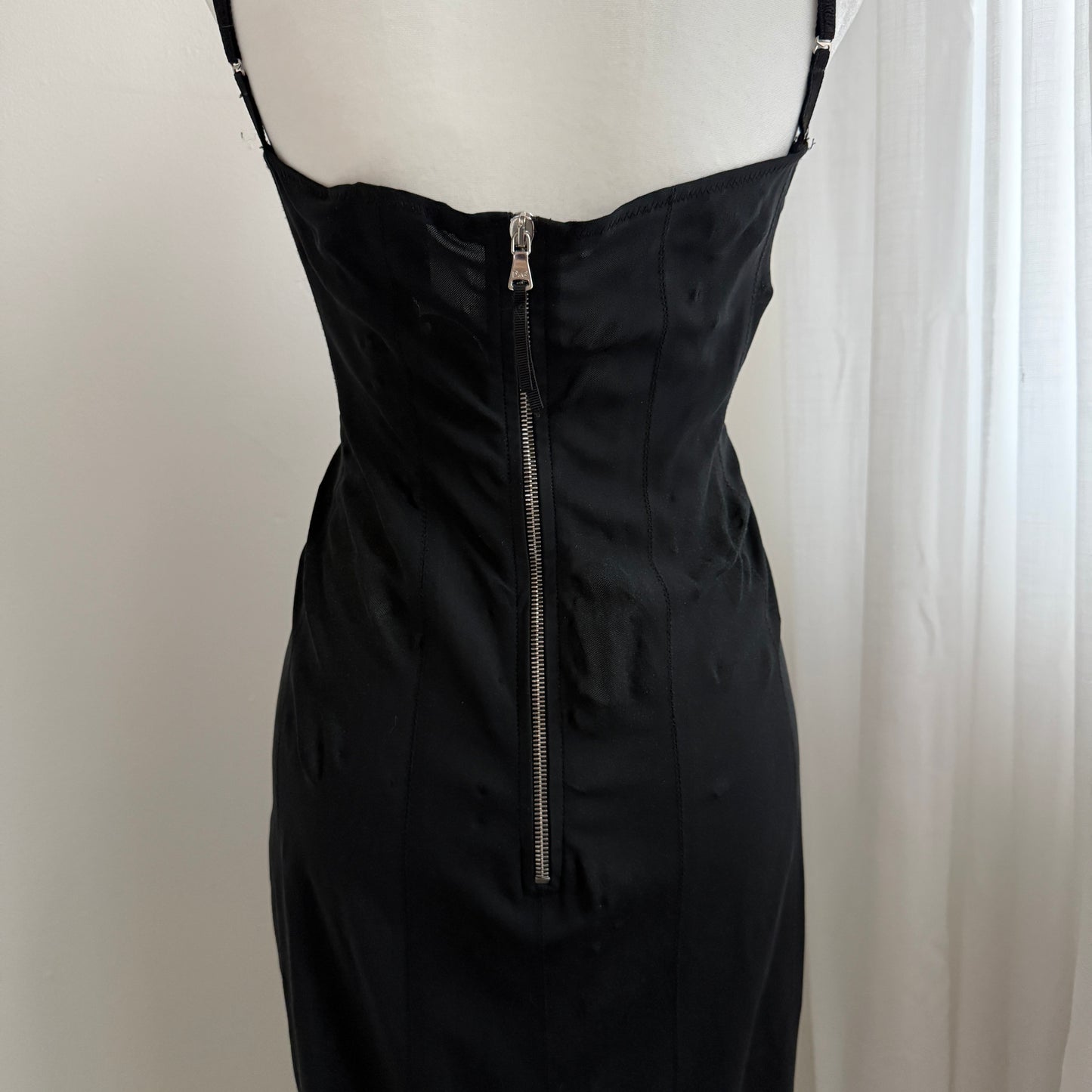 Vintage D&G Mesh Ruched Dress